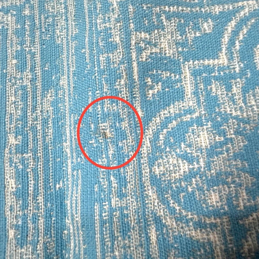 Restoration Hardware 20x20‎ Outdoor Pillow Cover Pool Blue Medallion Square